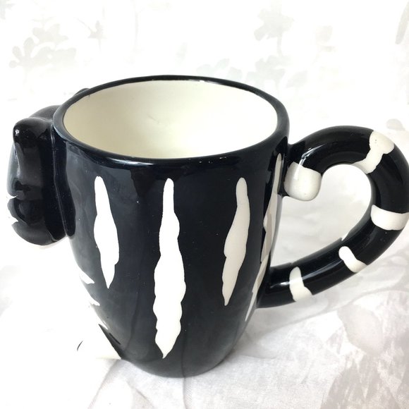 Chester The Cat Mug Black White  Cat Coffee Tea Mug Burton & Burton - Picture 4 of 6